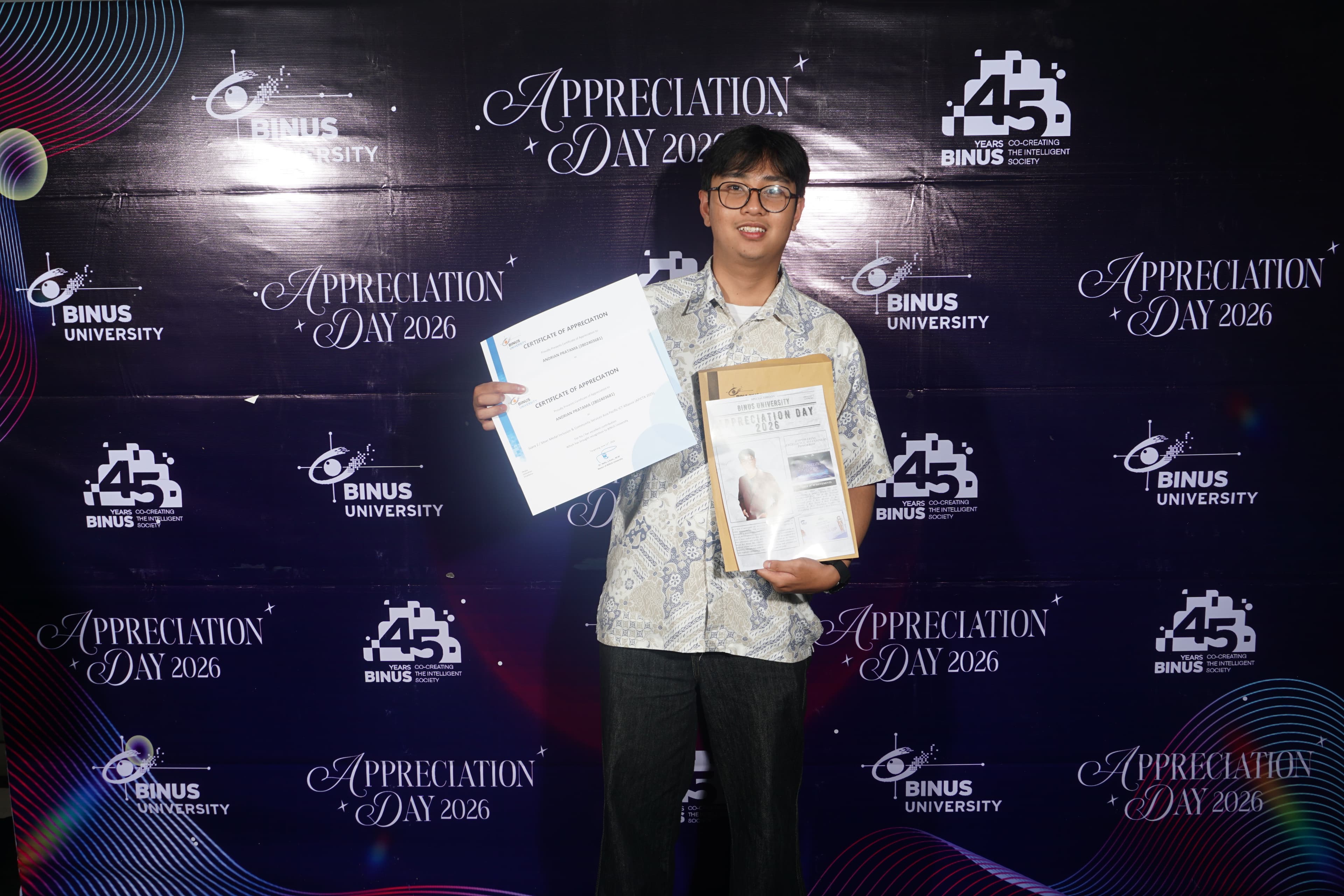 BINUS University Appreciation Day documentation